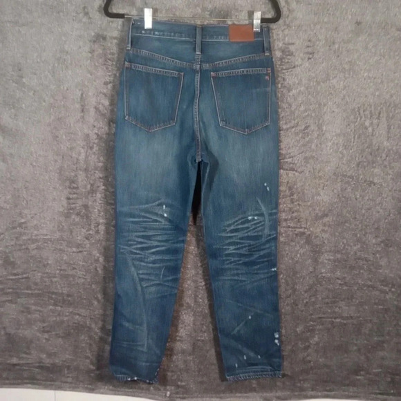 Madewell classic straight Jean distressed size 26 women - Picture 3 of 8